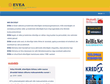 Tablet Screenshot of evea.ee